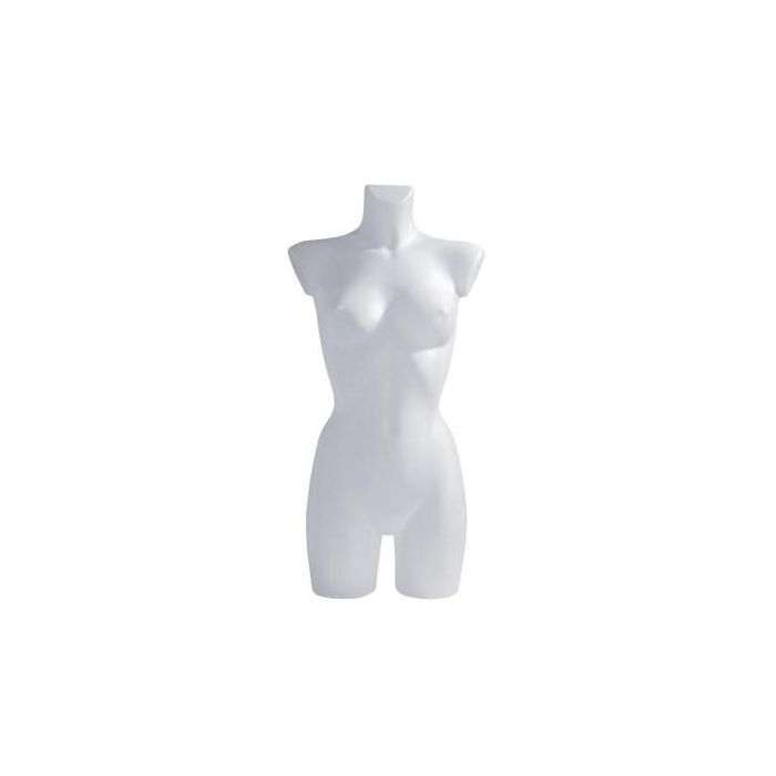 Buste torso femme polyéthylène HD blanc (pas de rabais kit)