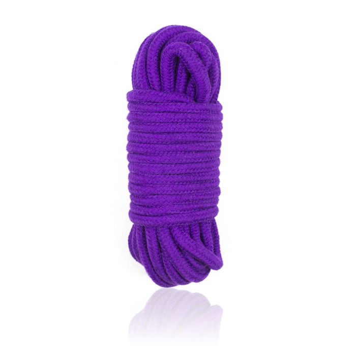 Corde bondage en coton violet - 5 mètres