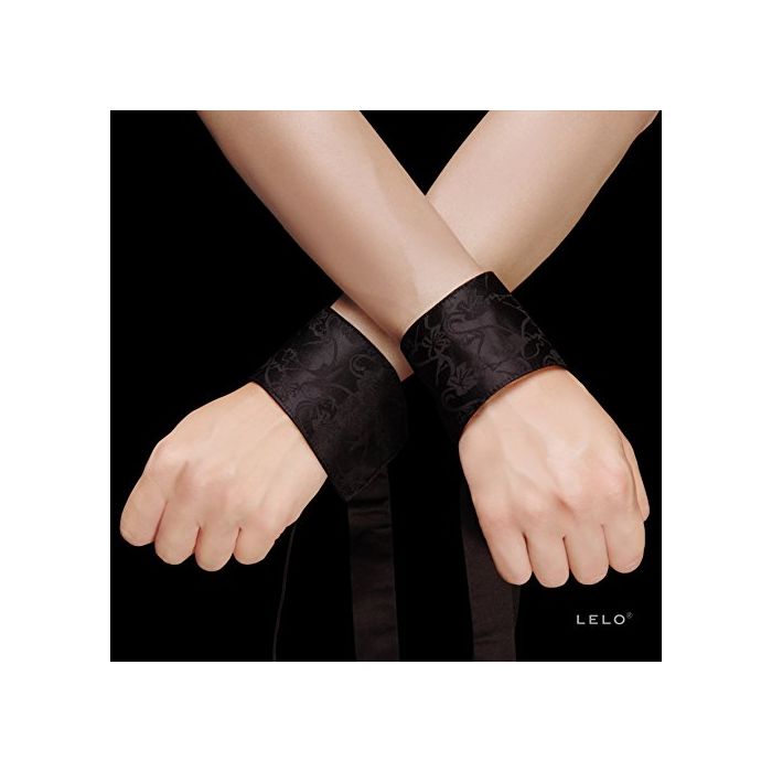 LELO Etherea Silk Cuffs Black