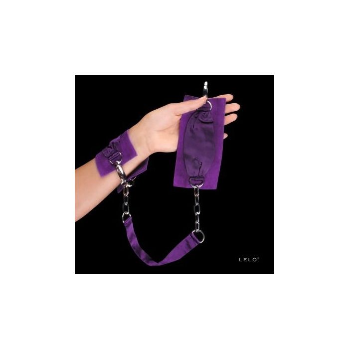 LELO Sutra Chainlink Cuffs Purple