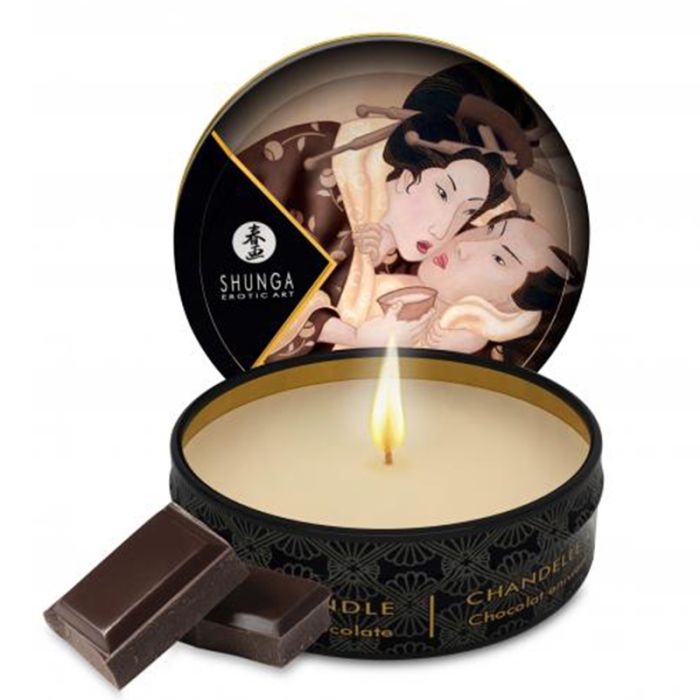 Massagekerze Excitement-Berauschende Schokolade 30 ml von Shunga