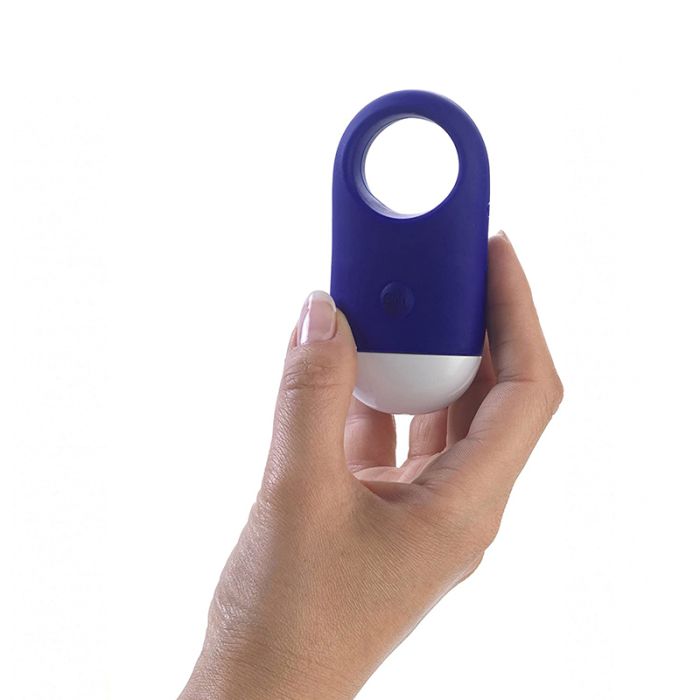 Ooh Cock Ring Electric Blue by JeJoue + moteur