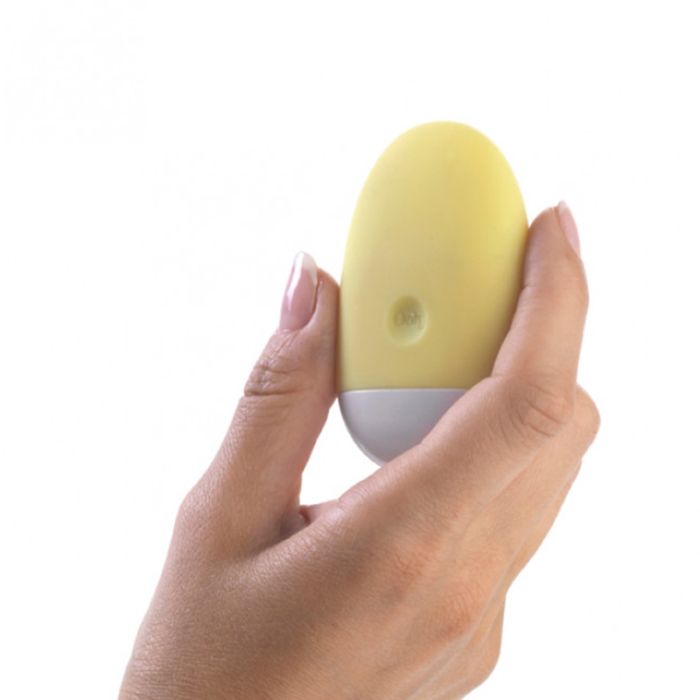 Ooh Vibrating Pebble Yellow by JeJoue Stimulateur clitoridien + moteur