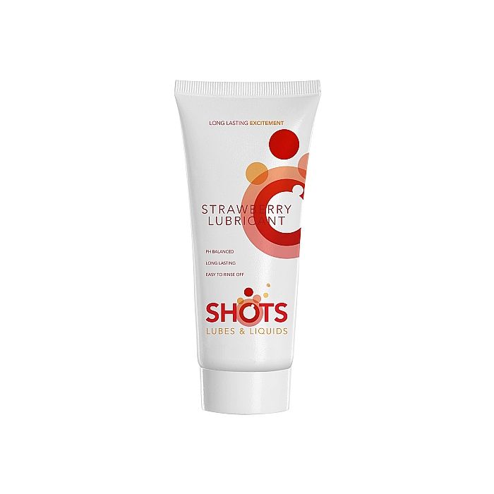 Strawberry Lubricant - 100 ml  by Shots Lubes & Liquids