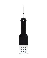 Black and White Translucent Paddle with Stitching by Bad Romance