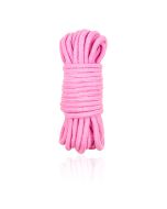 Corde bondage en coton rose - 10 mètres