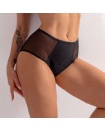 Culotte menstruelle noire taille haute Taille XXL (Taille suisse XL)
