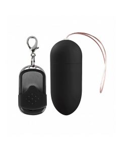 10 Speed Remote Vibrating Egg - Big Black by Shots Toys