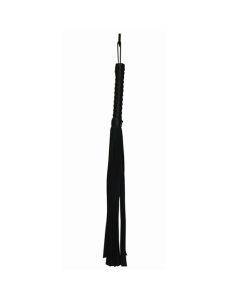 Black Faux Leather Flogger by Sex & Mischief 