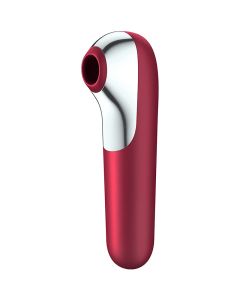 Dual Love Air Pulse Vibrator - Red by Satisfyer