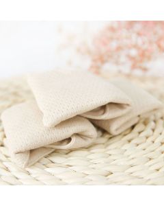 Lot de 2 petites serviettes menstruelles en coton bio, lavable réutilisable
