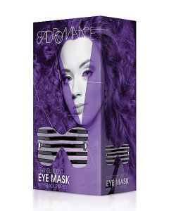 Black Translucent Eye Mask with Stitching by Bad Romance