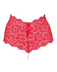 Pearl thong Culotte Red Size Plus by Bracli