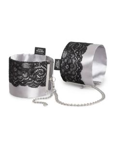 Play Nice Satin & Lace Wrist Cuffs by Fifty Shades of Grey