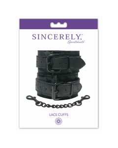 Sincerely Lace Cuffs by Sportsheets