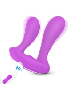 Triple stimulateur télécommandé violet