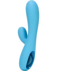 UltraZone Tease 6x Rabbit Style Silicone Vibe - Blue by Topco